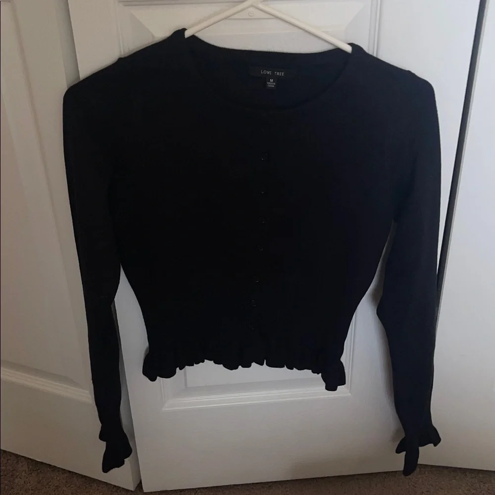 Love Tree Ruffle Cardigan - Picture 8 of 10